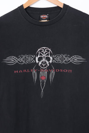 HARLEY DAVIDSON Vacaville Y2K Tribal Front Back T-Shirt (XXXL)