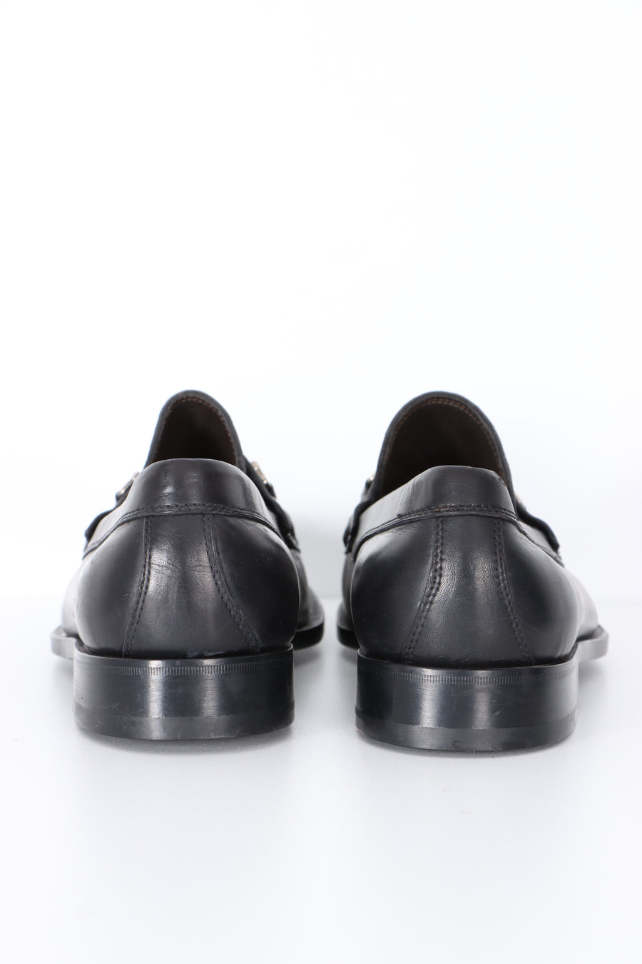 BRUNO MAGLI 'Gerardo' Horsebit Black Leather Loafers (9.5)