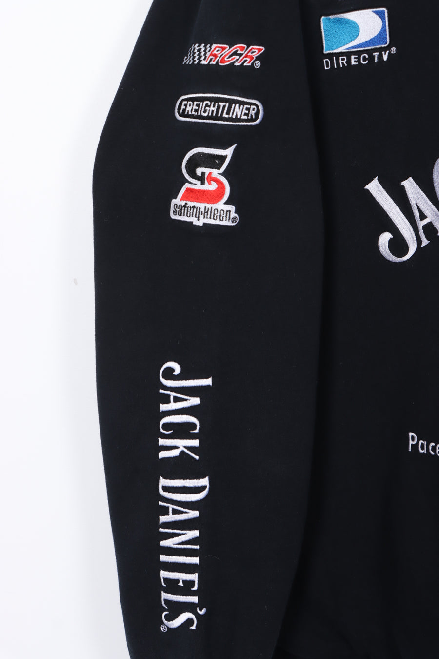 NASCAR x Jack Daniels Embroidered 1/4 Zip Hoodie Sweatshirt (XXL)