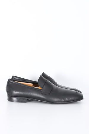 Vintage GUCCI Black Leather GG Loafers (11)