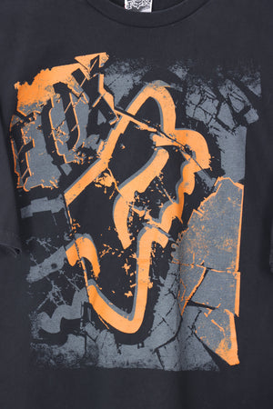 FOX RACING Orange & Grey Graphic Tee (XL)