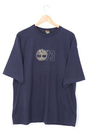 TIMBERLAND Tree 73 Navy USA Made Tee (L-XL)