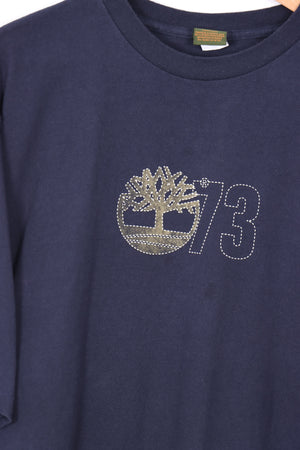 TIMBERLAND Tree 73 Navy USA Made Tee (L-XL)