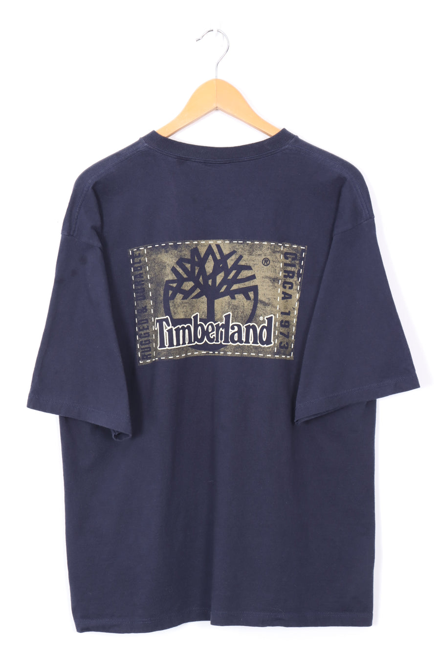 TIMBERLAND Tree 73 Navy USA Made Tee (L-XL)