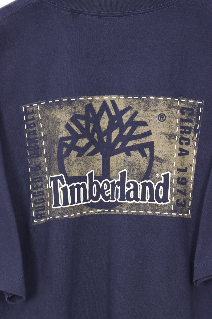 TIMBERLAND Tree 73 Navy USA Made Tee (L-XL)