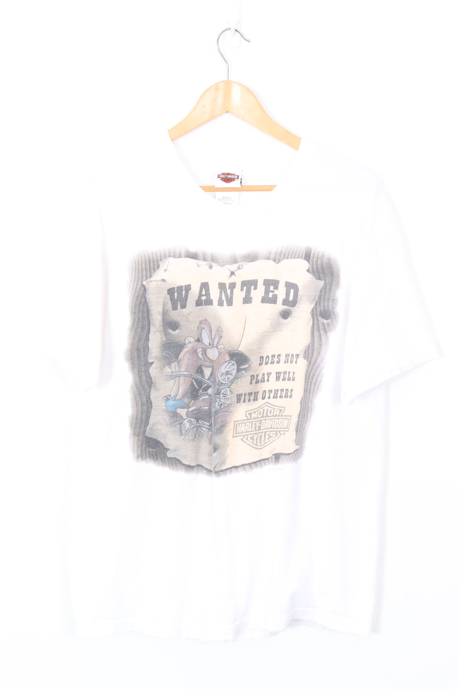 LOONEY TUNES x HARLEY DAVIDSON Wanted Taz Sheriff Tee (L)