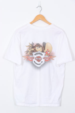 LOONEY TUNES x HARLEY DAVIDSON Wanted Taz Sheriff Tee (L)