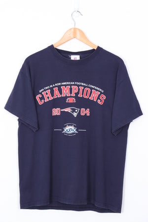 SUPER BOWL NFL New England Patriots Champions Tee (L)