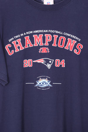 SUPER BOWL NFL New England Patriots Champions Tee (L)