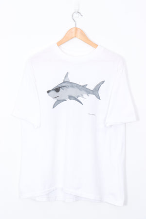 Shark Glasses Loan Shark Stanley DeSantis USA Made Graphic Tee (L-XL)