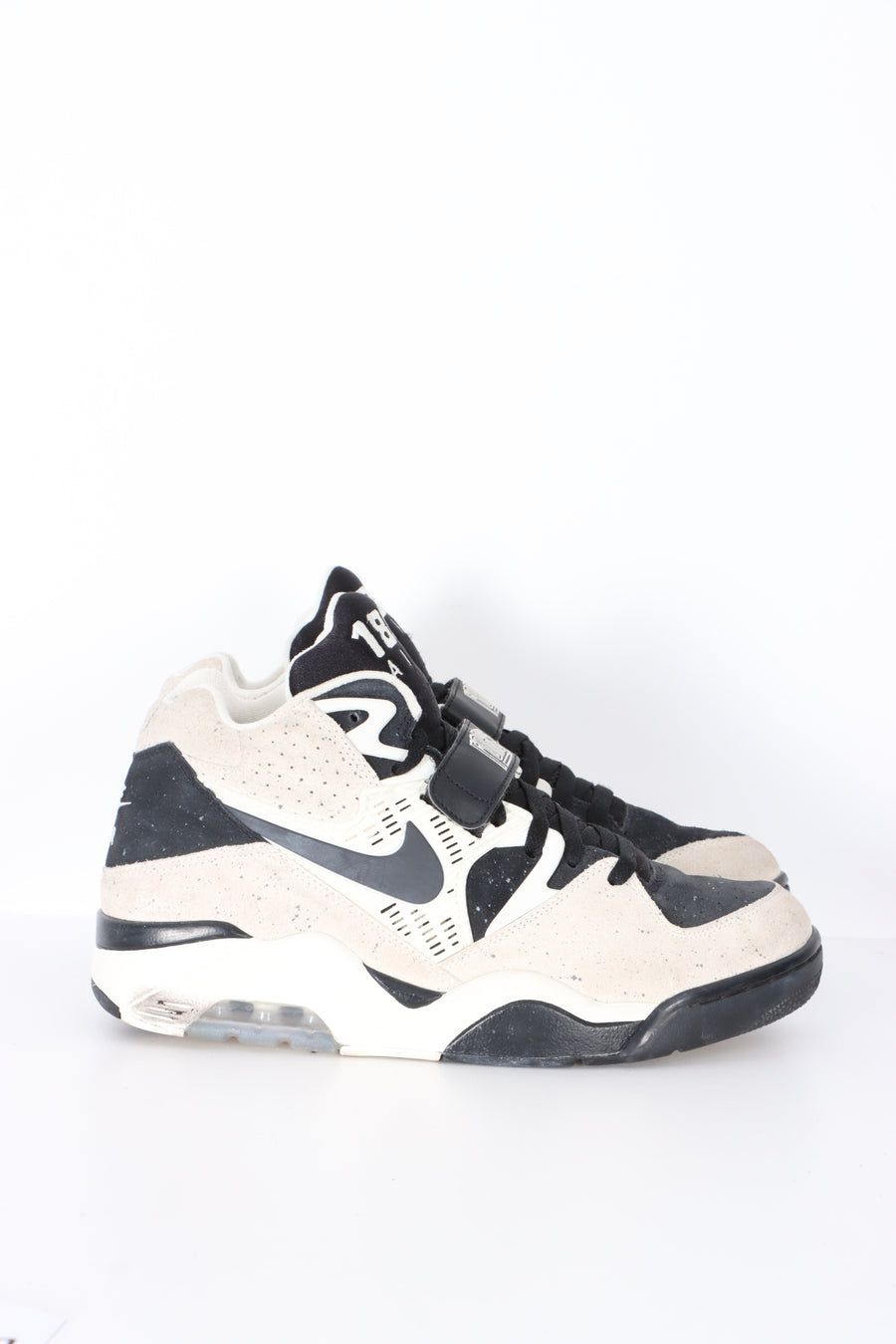 NIKE Air Force 180 Sail/Black Sneakers (10)