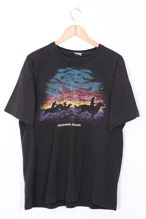 Oregon Sunset Horse & Nature Destination Tee (XL)