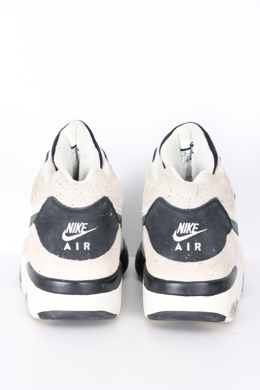 NIKE Air Force 180 Sail/Black Sneakers (10)