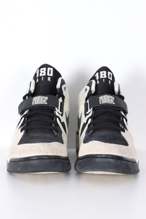 NIKE Air Force 180 Sail/Black Sneakers (10)