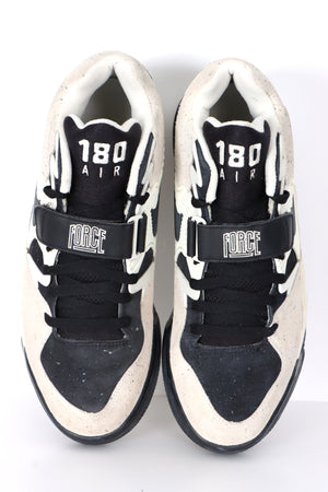 NIKE Air Force 180 Sail/Black Sneakers (10)