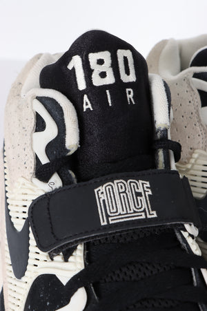 NIKE Air Force 180 Sail/Black Sneakers (10)