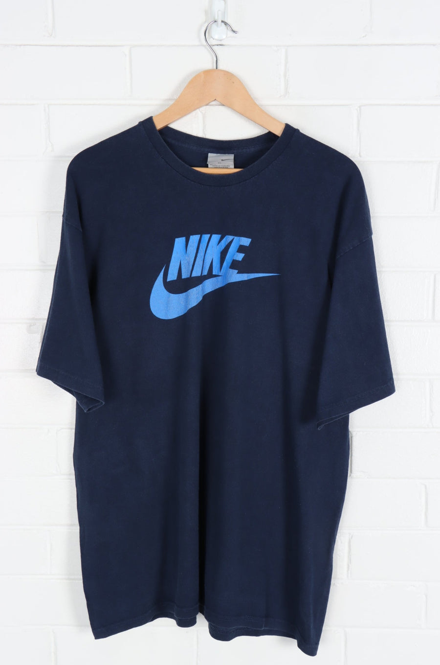 NIKE Centre Swoosh LA Dodgers Embroidered Baseball Tee (L)