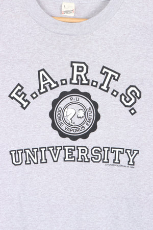 Vintage 1986 F.A.R.T.S. University "PU" Single Stitch T-Shirt USA Made (L)