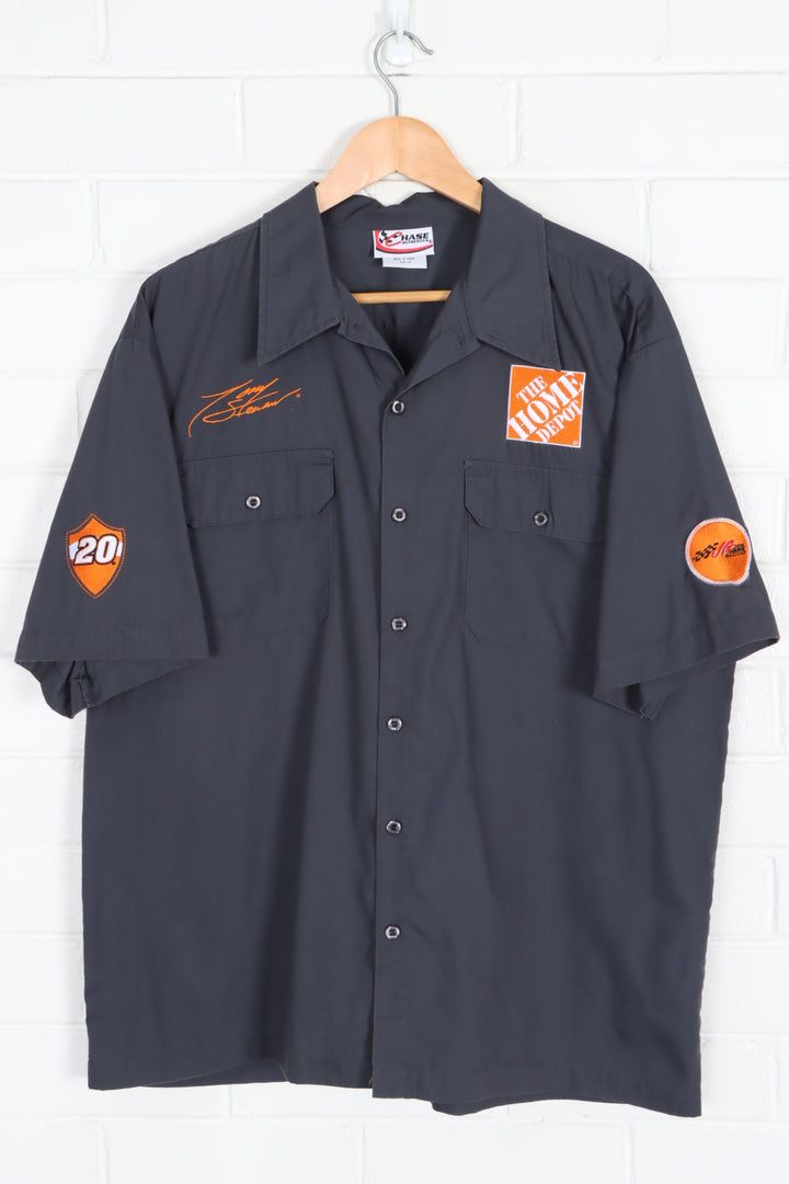 NASCAR Tony Stewart #20 Home Depot Pit Shirt (L)