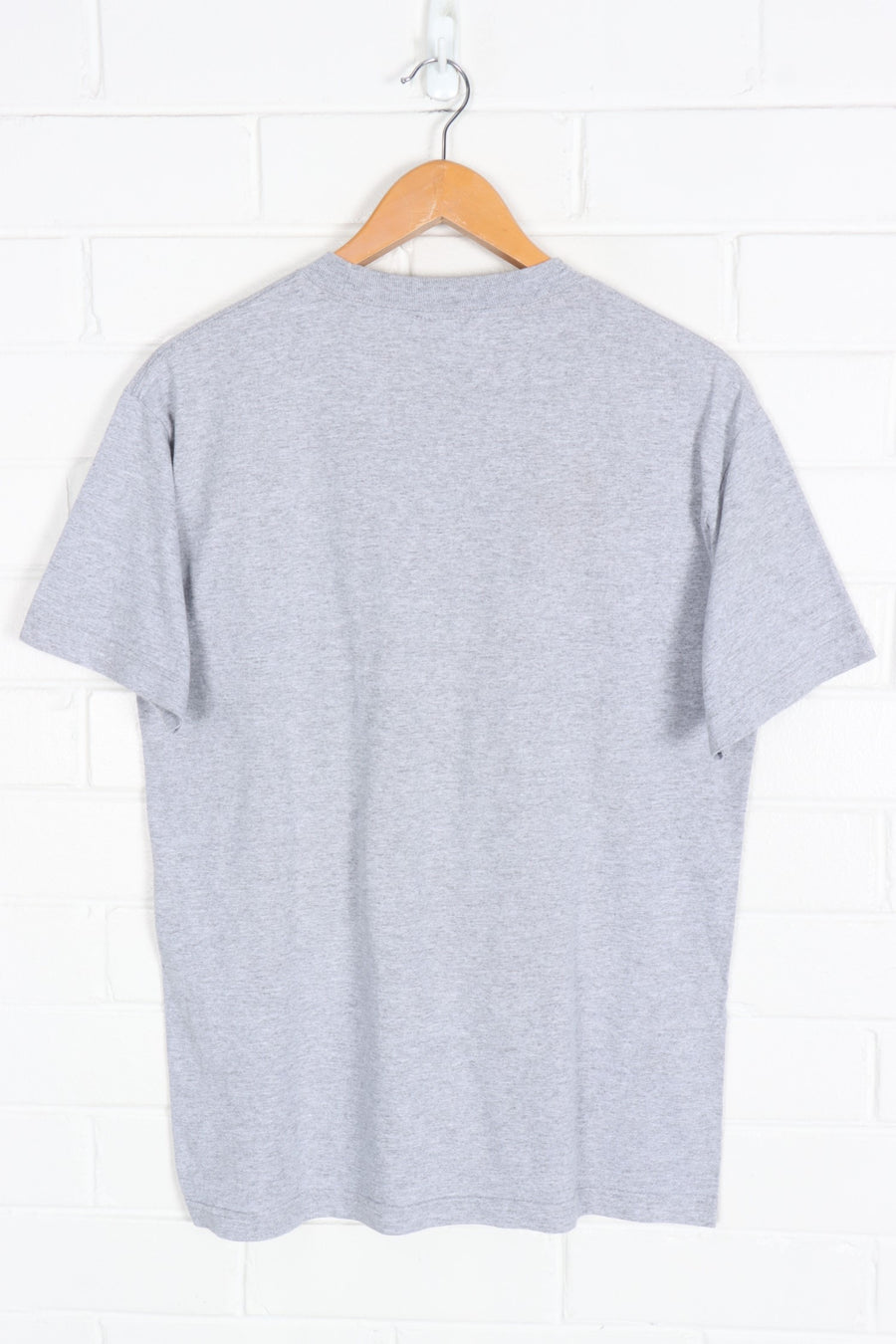 NIKE Grey Flame Logo Tee (M)