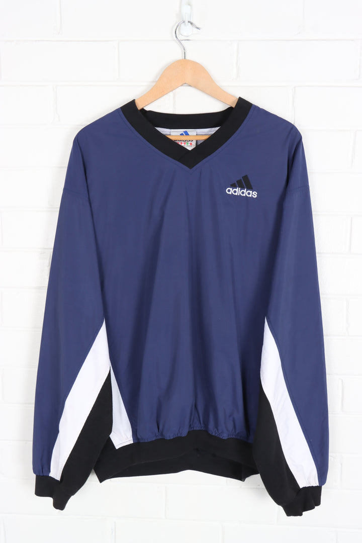 ADIDAS Embroidered Panel Pullover Windbreaker (XXL)