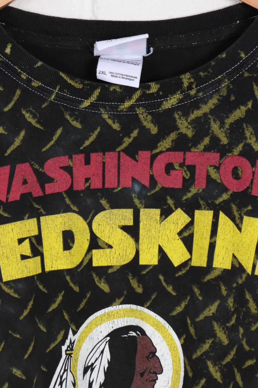 NFL Washington Redskins '70 Years of Excellence' Lightning T-shirt (L)