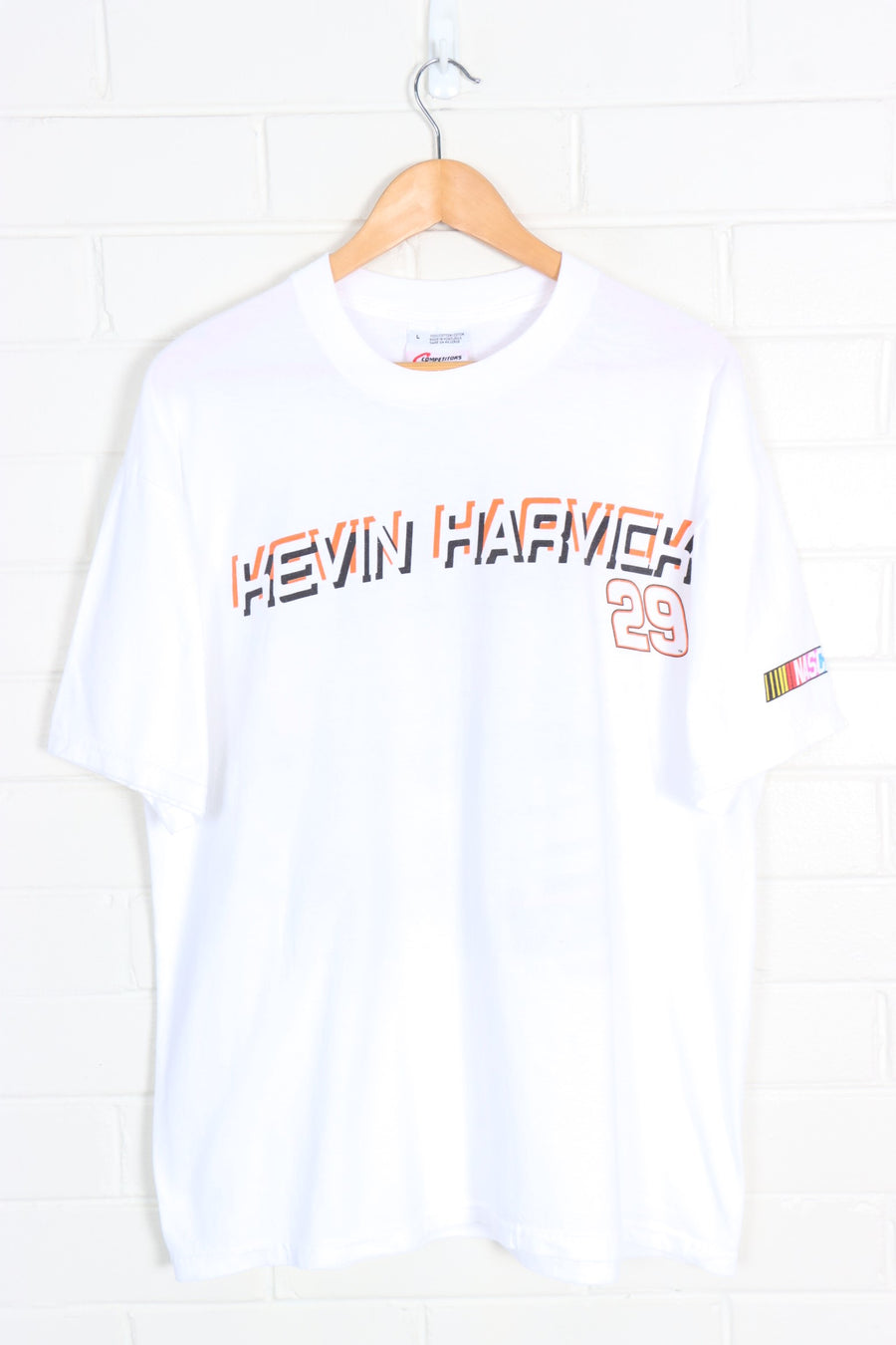 NASCAR Kevin Harvick #29 Front & Back Car Racing Print Tee (L-XL)