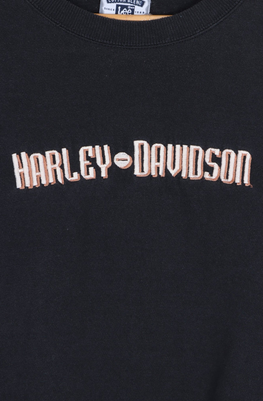 LEE Made in USA HARLEY DAVIDSON Embroidered Sweatshirt (XL) - Vintage Sole Melbourne