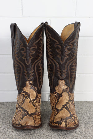 Justin clearance boots snakeskin