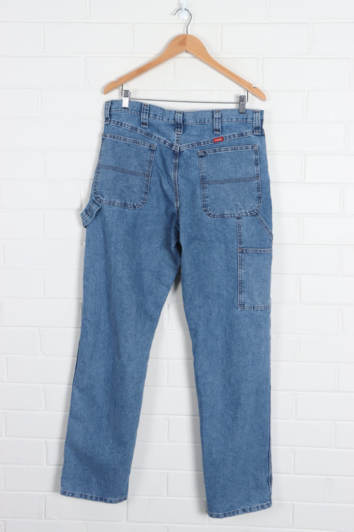 WRANGLER Light Wash Carpenter Jeans (34 x 34) - Vintage Sole Melbourne