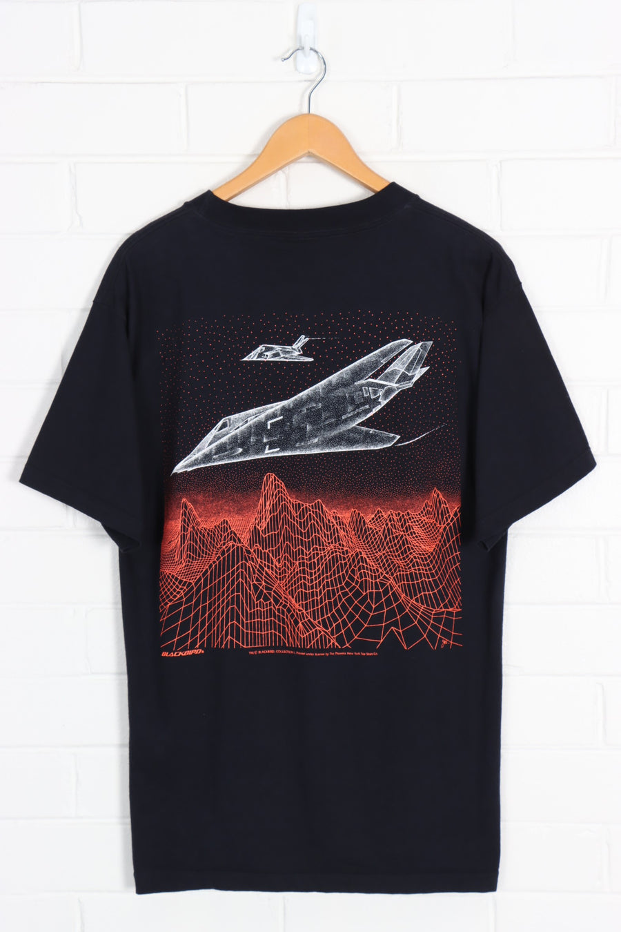 Blackbird Collection 1 Stealth Fighter F117 Aircraft Front Back Tee (M-L)