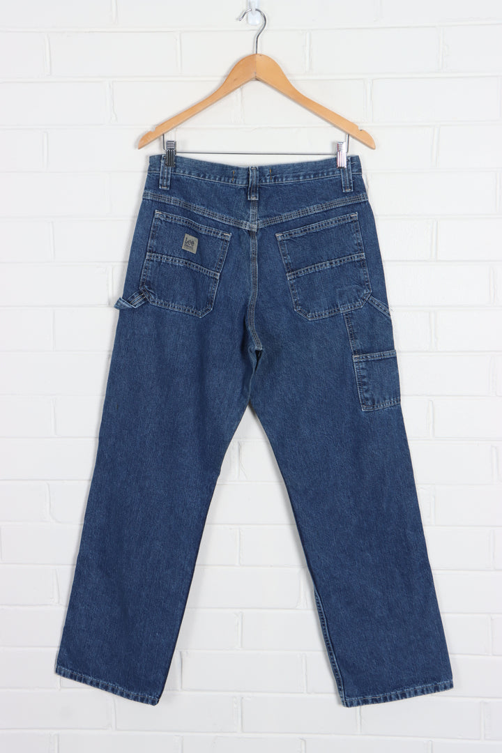 LEE Mid Blue Denim Carpenter Jeans (32 x 30) - Vintage Sole Melbourne