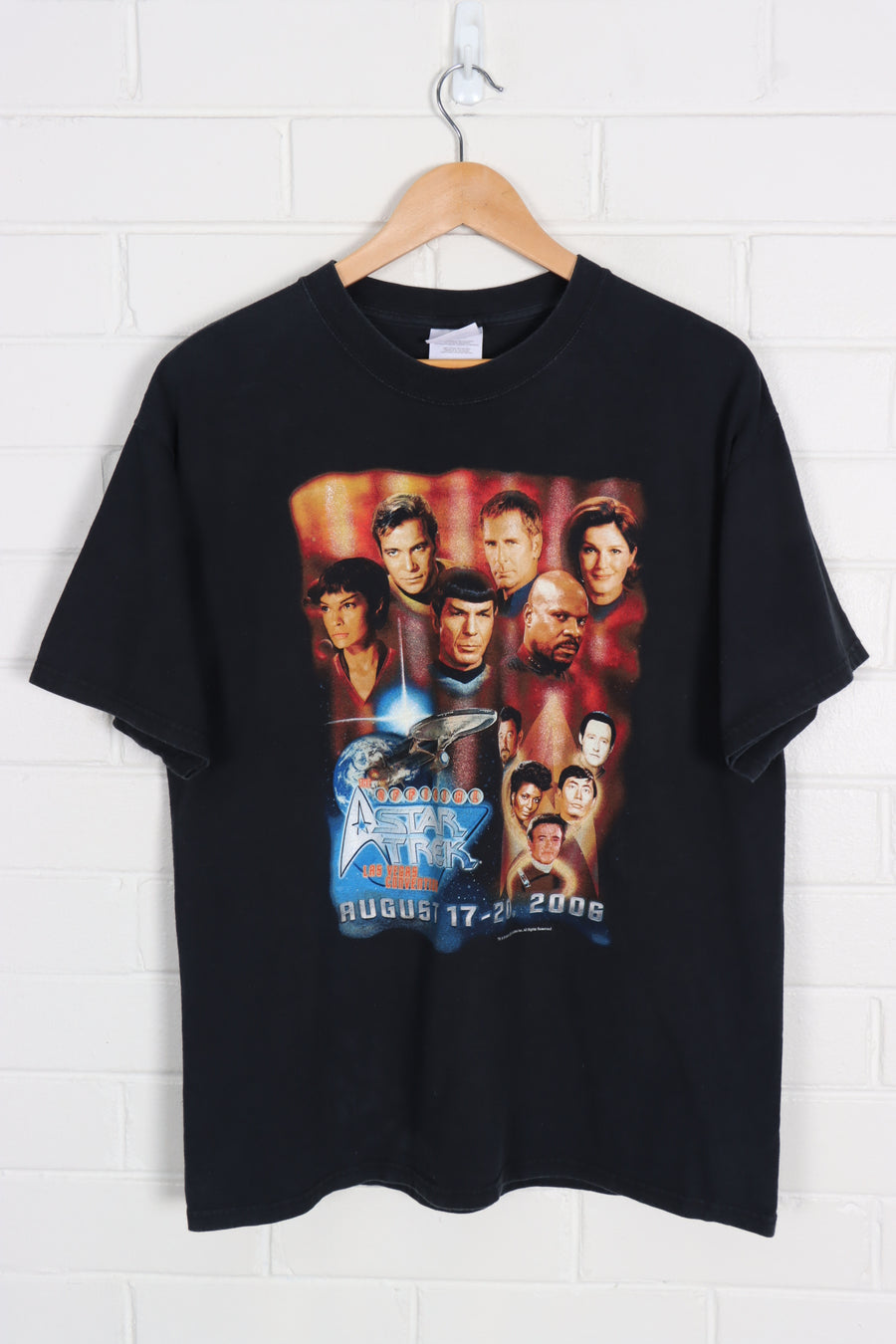 Star Trek Official Las Vegas Convention Front & Back T-Shirt (M-L)