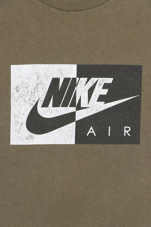 NIKE AIR Split Tone Swoosh Logo T-Shirt (S-M)