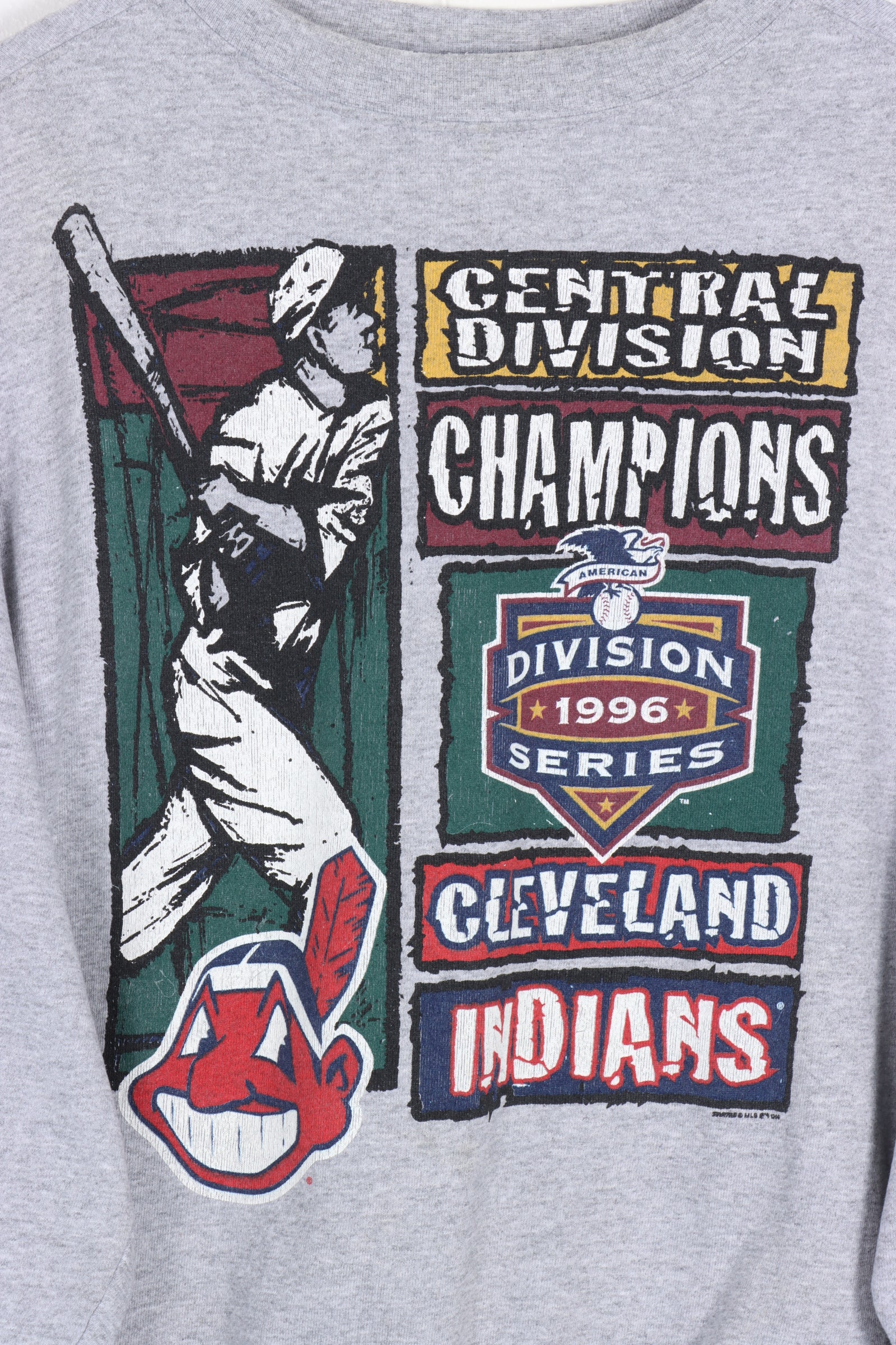 As-is 1996 Mlb Cleveland Indians Division Champions T-shirt